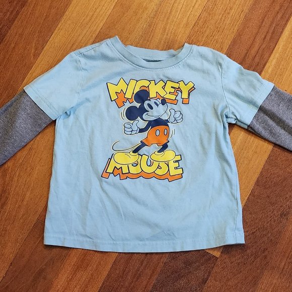 Disney Jumping Beans Mickey Mouse Jersey Size 5T - Picture 1 of 15